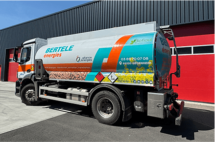 Camion citerne de fioul Bertelé