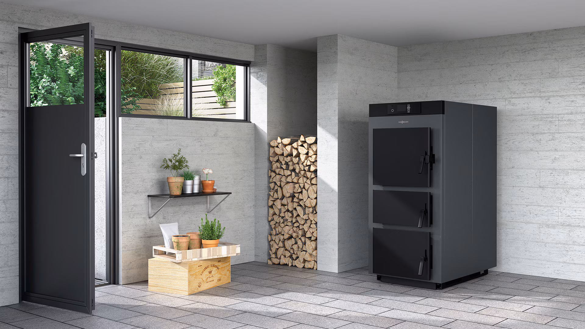 Chaudière bois Viessmann Vitoligno 200-S