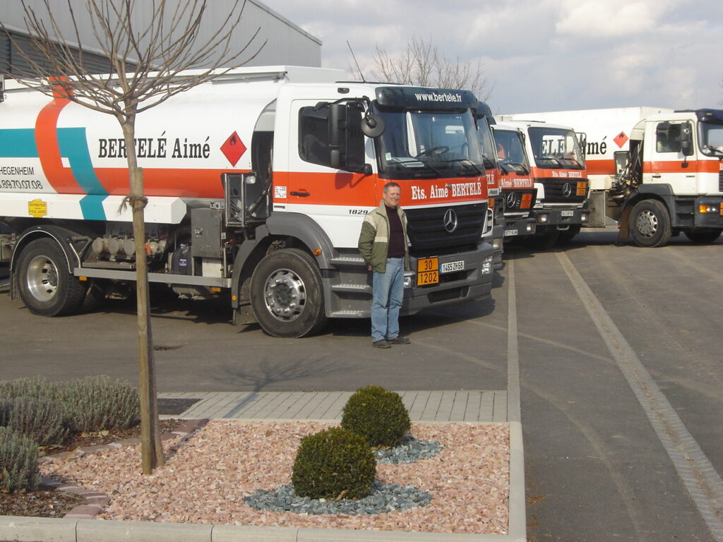 Flotte de camions Bertelé Énergies en 2008
